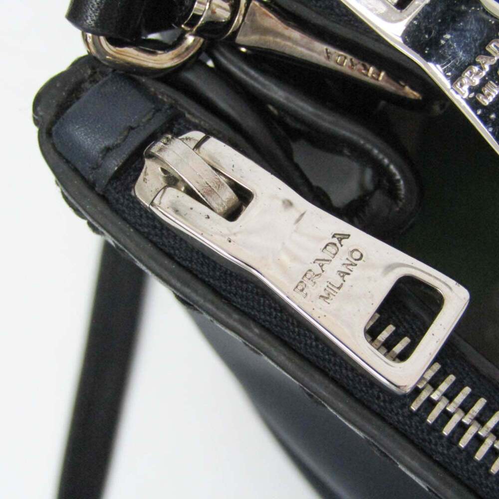 PRADA Black Leather Shoulder Bag - Picture 11 of 16